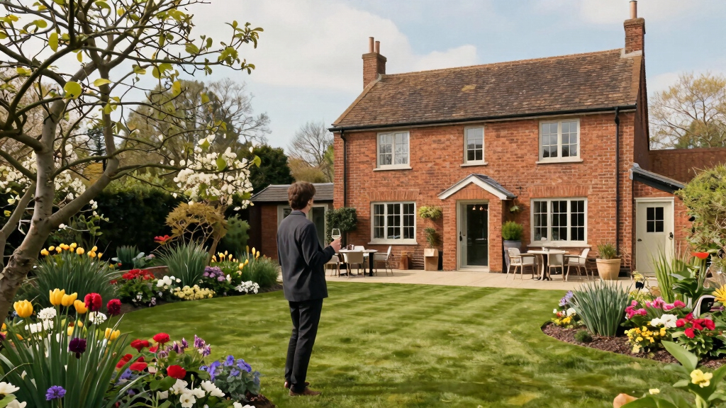 Homes for sale in England with great gardens for parties – in pictures
