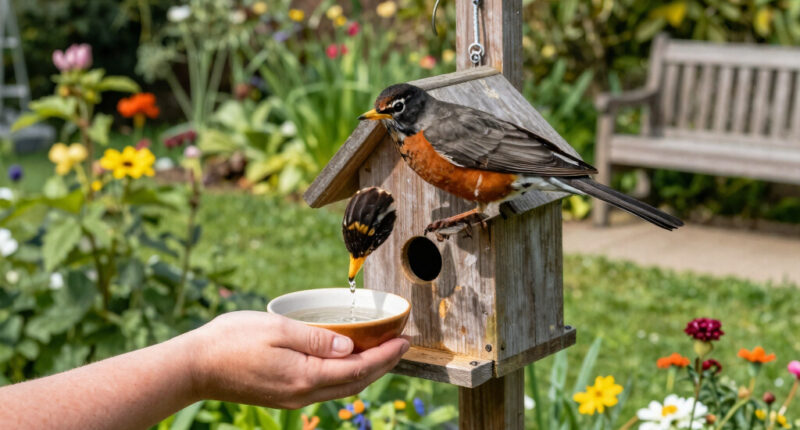 Help Your American Robins Beat The Summer Heat – 5 Easy Gestures of Support For Happy Backyard Birds