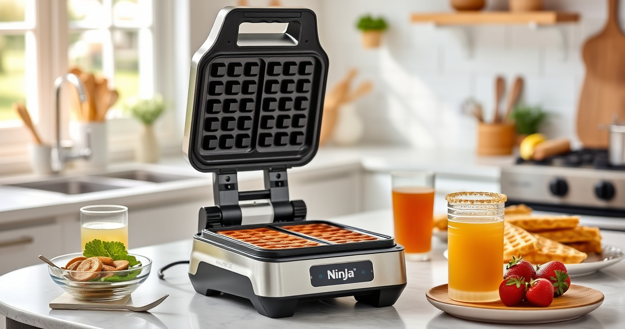 Make Perfect Summer Waffles with Ninja Belgian Waffle Maker Pro