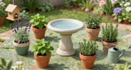 Plant These 8 Herbs Around Your Bird Bath to Encourage More Birds and Deter Pests