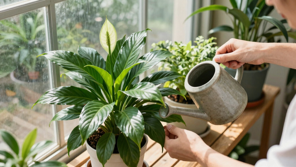 What Peace Lilies Need in June – 6 Vital Tasks for Glossy Leaves, Graceful Blooms, and No More Brown Tips