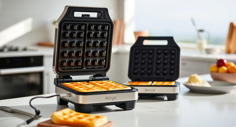 Enjoy Perfect Summer Waffles with the Ninja Belgian Waffle Maker Pro