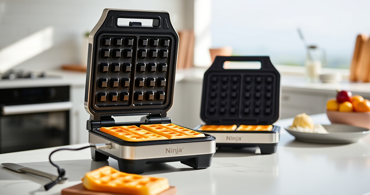 Enjoy Perfect Summer Waffles with the Ninja Belgian Waffle Maker Pro