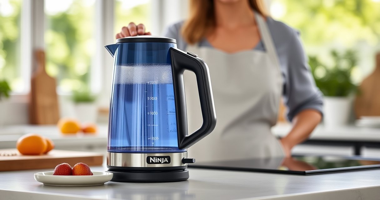 Stay Cool This Summer with the Ninja KT200BL Precision Electric Kettle