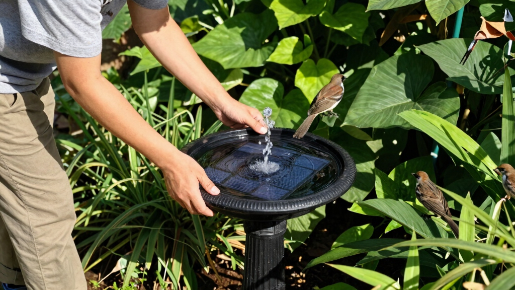 This $10 Solar Fountain Stops Mosquitoes Breeding In Bird Baths, Attracts Feathered Friends & Adds Soothing Sounds To Your Garden