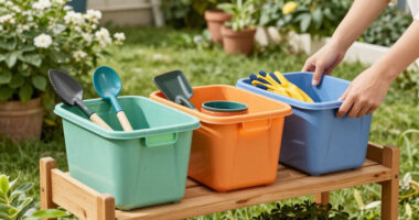 13 Best Garden Organization Bins for Tidy Outdoor Spaces in 2026