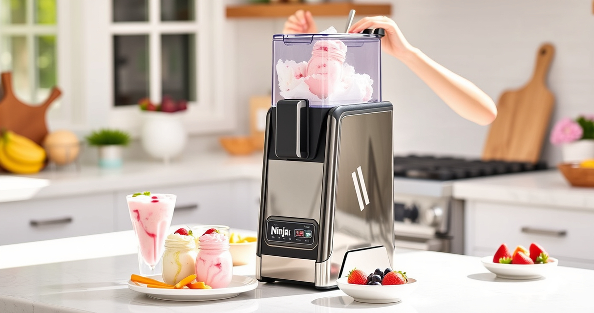 Beat the Summer Heat with the Ninja NC701 CREAMi Swirl Ice Cream Maker