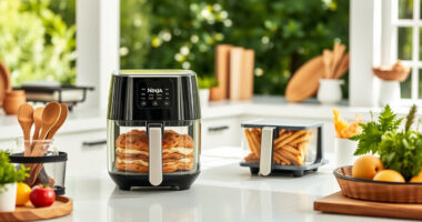 Ninja Crispi 4-in-1 Glass Air Fryer: Summer-Ready Compact Cooking