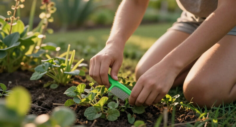 This 5 Minute Garden Job With A $4 Dog Comb In August Saves Me Hours Of Weeding In Spring