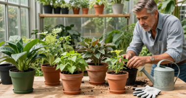 Amal And George Clooney's Greenhouse Shows How To Create A Lush Container Garden In The Smallest Spaces