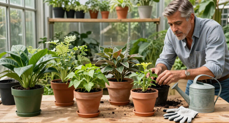 Amal And George Clooney's Greenhouse Shows How To Create A Lush Container Garden In The Smallest Spaces