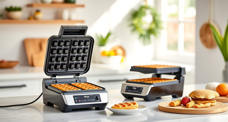 Bake Perfect Summer Belgian Waffles with the Ninja Waffle Maker Pro