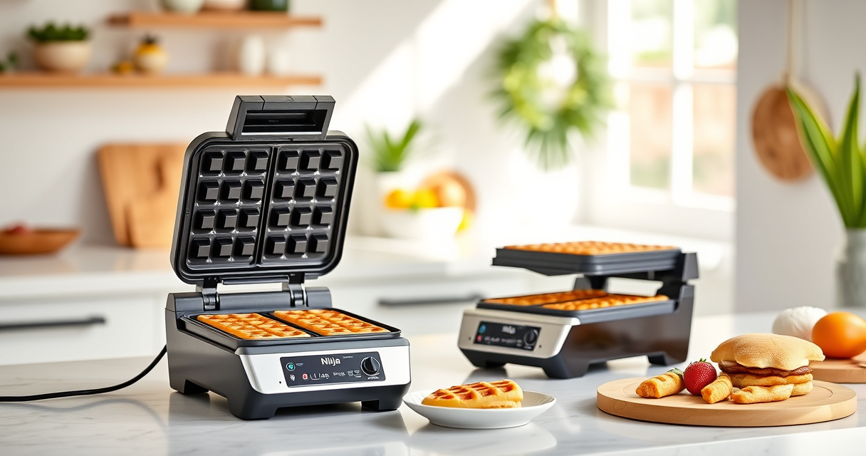 Bake Perfect Summer Belgian Waffles with the Ninja Waffle Maker Pro
