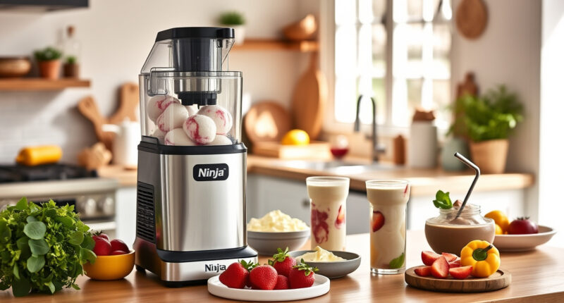 Cool Summer Delights with the Ninja NC701 CREAMi Swirl Ice Cream Maker