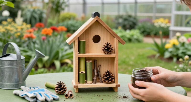 DIY A Bug Hotel To Give Beneficial Garden Insects A Home Before Temperatures Drop