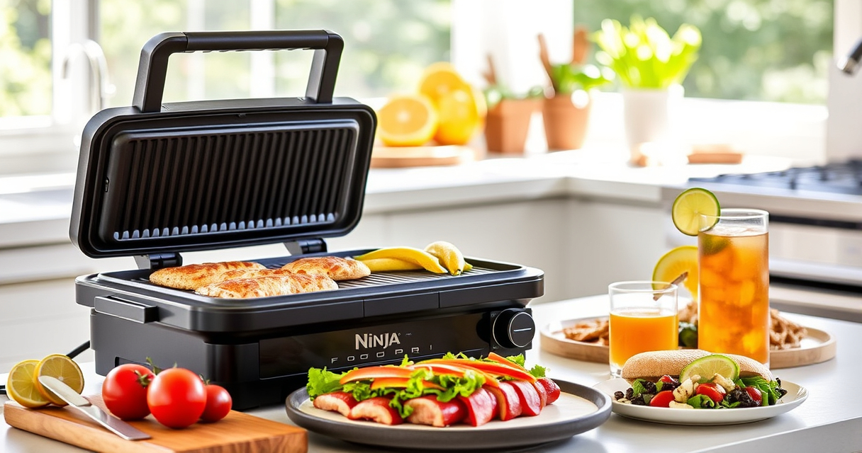 Host Effortless Summer Pool Parties with the Ninja Foodi Pro 5-in-1 Grill
