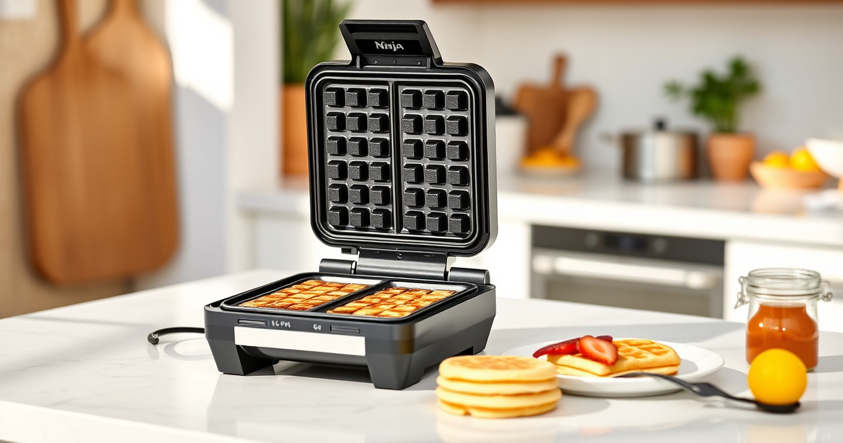 Ninja Belgian Waffle Maker Pro: Perfect Summer Waffles in Your Garden