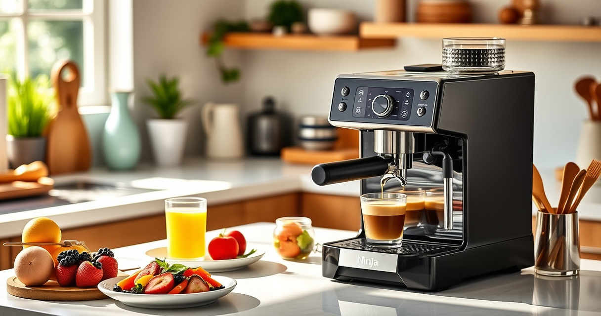 Ninja Luxe Café Pro Espresso Machine by David Beckham: Summer’s Ultimate Coffee Companion