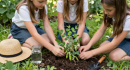 Three Schoolgirls In Kinsale Pulled Up A Pea Plant Covered In Warts (2014)