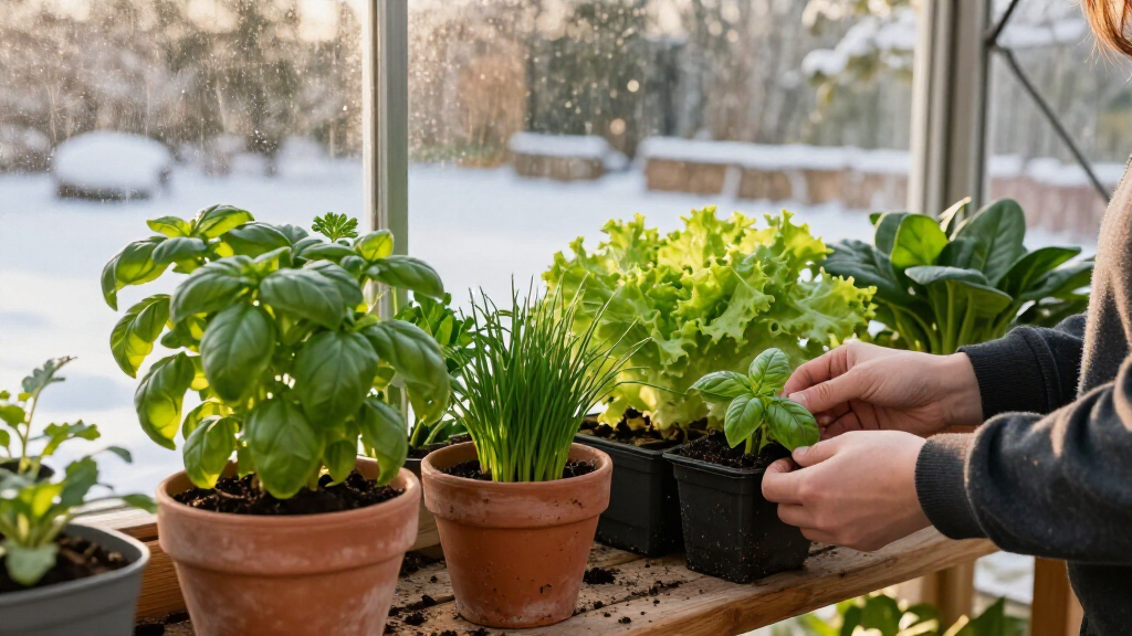 7 Veggies And Herbs That Actually Thrive Inside All Winter