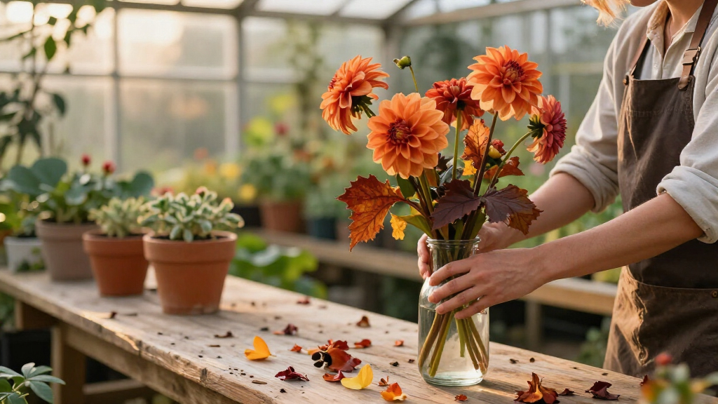 Martha Stewart's Halloween Flower Trick Turns Fading Garden Blooms Into Something Spooktacularly Chic