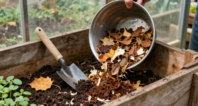 My 6-Ingredient Fall Soil Recipe Turns Kitchen Scraps Into Garden Gold – No Compost Bin Required