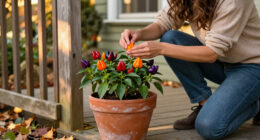 This Colorful Fall Porch Plant Looks Beautiful Long After Your Mums Have Faded – And It's Frost Hardy, Too