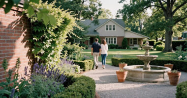 This Illinois Garden Feels Like A Hidden Corner Of The Italian Countryside – But Its Clever Design Works With The Woodland Landscape