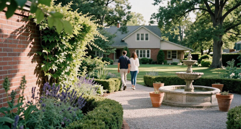 This Illinois Garden Feels Like A Hidden Corner Of The Italian Countryside – But Its Clever Design Works With The Woodland Landscape