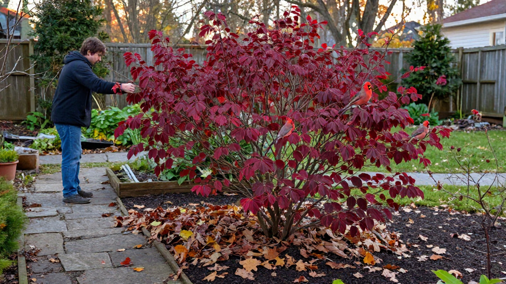 This Underrated Native Shrub Rivals Burning Bush For Fall Color – And Cardinals Love Its Berries!