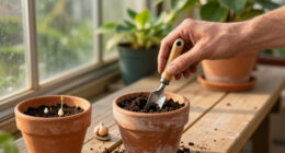 When Planting Bulbs In Pots I Could Never Be Without This Small Tool – It Even Makes Spring Seed Sowing Easier