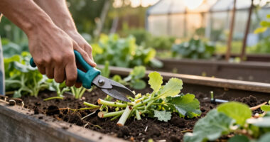 Why You Should Chop And Drop – The Quickest Way To Mulch Beds And Feed Your Soil