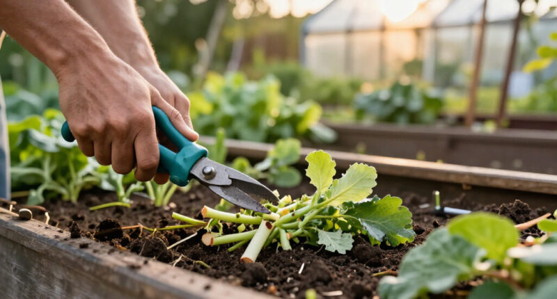 Why You Should Chop And Drop – The Quickest Way To Mulch Beds And Feed Your Soil